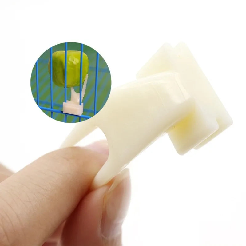 Fourchette à fruits pour oiseaux et perroquets, 1 pièce, fournitures pour animaux de compagnie, support à nourriture en plastique, Cage d'alimentation, fournitures pour animaux de compagnie, fourchette à collation, accessoires pour Cage à oiseaux