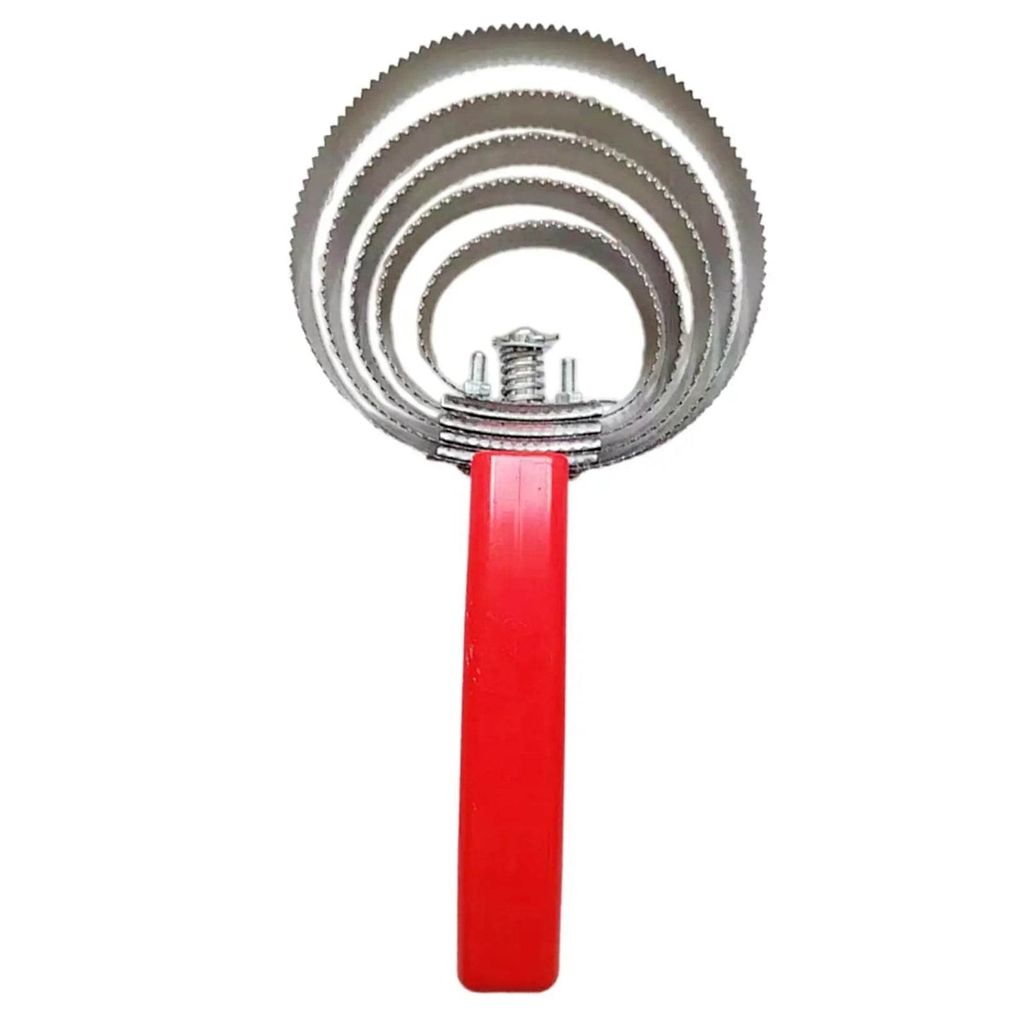 Peigne à curry réversible avec prise confortable en acier inoxydable, brosse à curry double face pratique pour vache, cheval, chien, animal de compagnie, bétail - Animaleriex