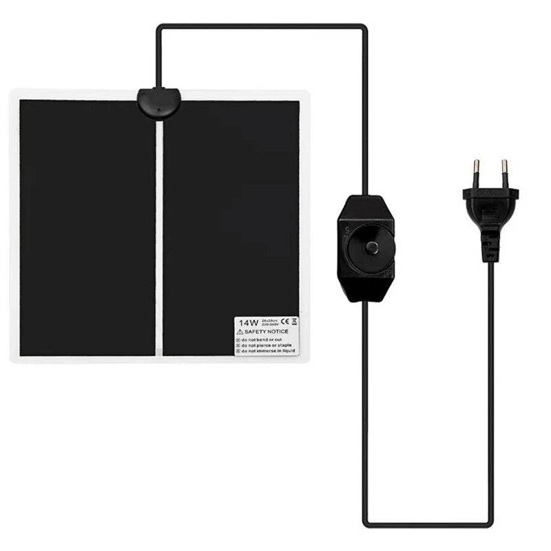 Tapis chauffant pour Reptiles Terrarium 5-45W, coussinets chauffants pour animaux de compagnie, régulateur de température réglable, fournitures pour Reptiles - Animaleriex