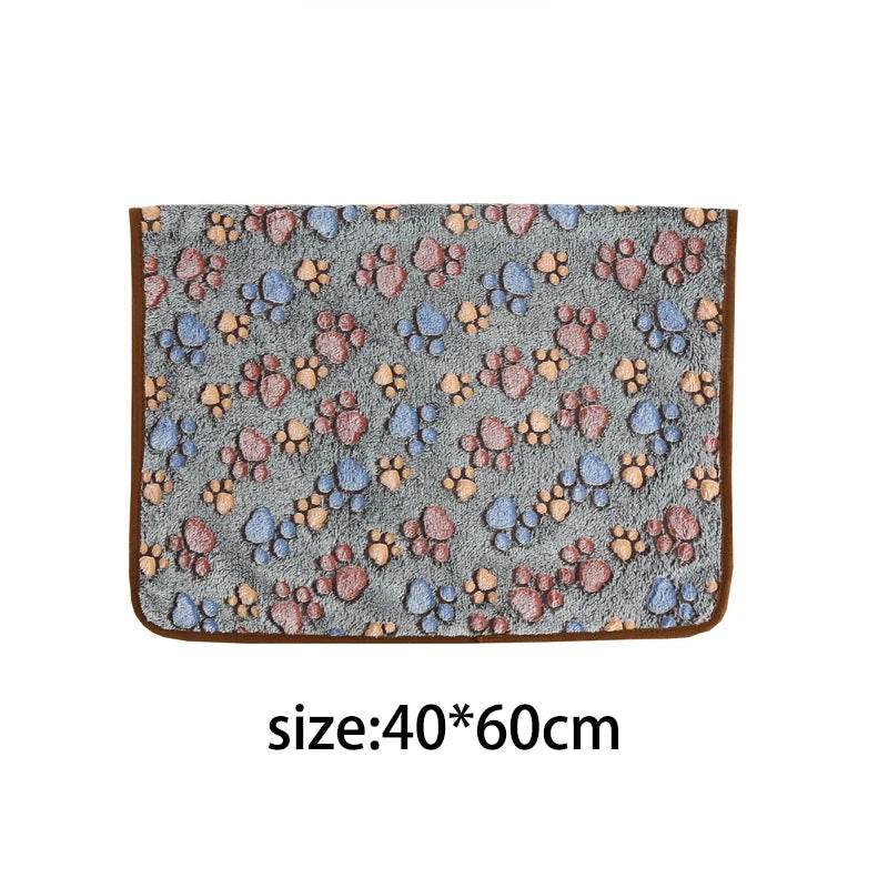 Couverture chaude d'hiver pour animaux de compagnie, 40x60cm, pour chien, mignonne, chaude et confortable, coussin pour chat et chien, fournitures pour animaux de compagnie - Animaleriex