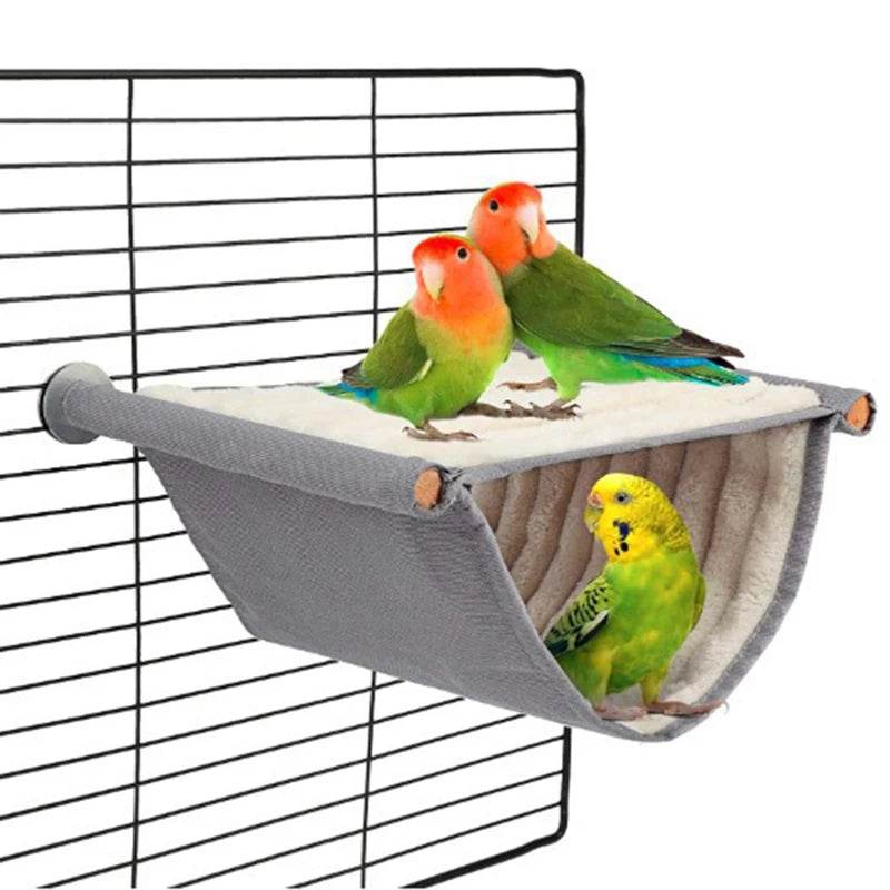 Hamac suspendu pour animaux de compagnie, lit nid chaud, maison pour perroquets, Cage à oiseaux amovible et lavable, perchoir pour Hamster Lovebird - Animaleriex