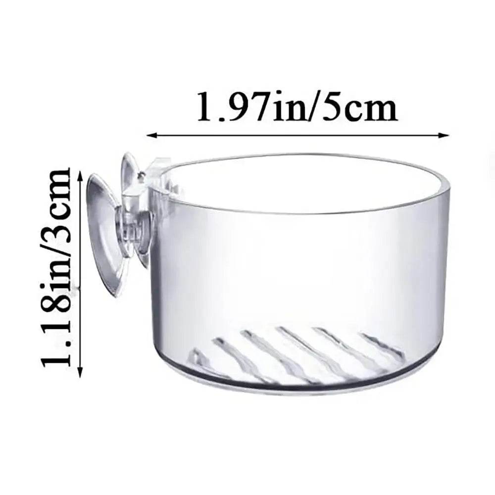 Pot de décoration d'aquarium, Pot en acrylique pour plantes aquatiques, avec support d'aspiration, cylindre de plantation, outil de décoration d'aquarium - Animaleriex