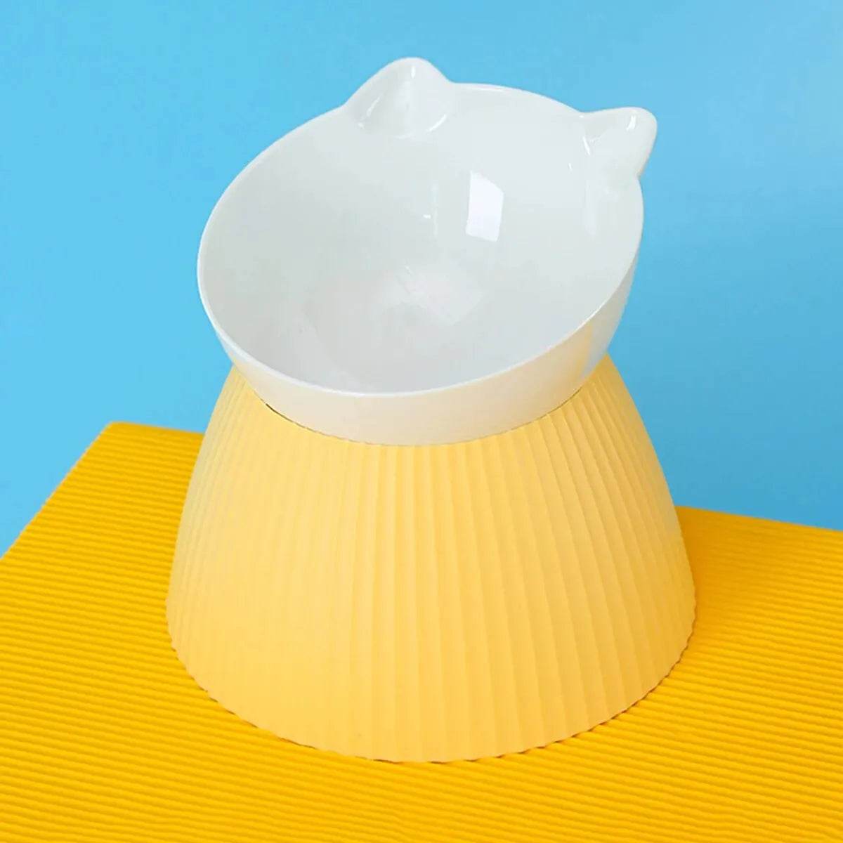 Bols surélevés pour chat avec support surélevé, 15 supports de protection du cou inclinés, bol distributeur d'eau et de nourriture pour animaux de compagnie, pour chats ou petits chiens, 1 pièce - Animaleriex