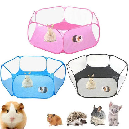 Cage Portable pour animaux de compagnie, chat, chien, tente, parc, clôture pliante pour Hamster, hérisson, petits animaux, respirant, chiot, chat, lapin, cochon d'inde - Animaleriex