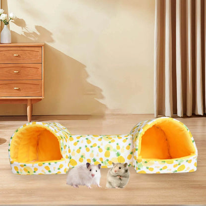 Tube de cachette pour Hamster, Tunnel pour cochon d'inde, pour souris, petit Animal, hérisson, cochon d'inde, accessoires pour animaux de compagnie - Animaleriex