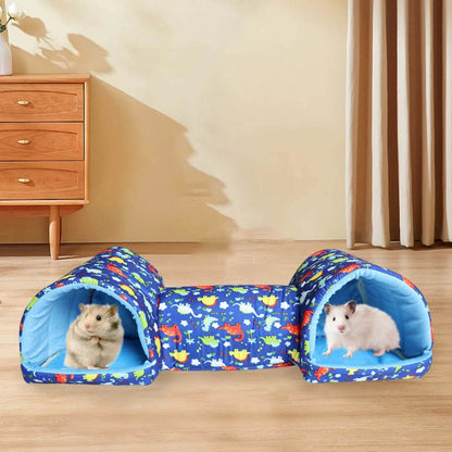 Tube de cachette pour Hamster, Tunnel pour cochon d'inde, pour souris, petit Animal, hérisson, cochon d'inde, accessoires pour animaux de compagnie - Animaleriex