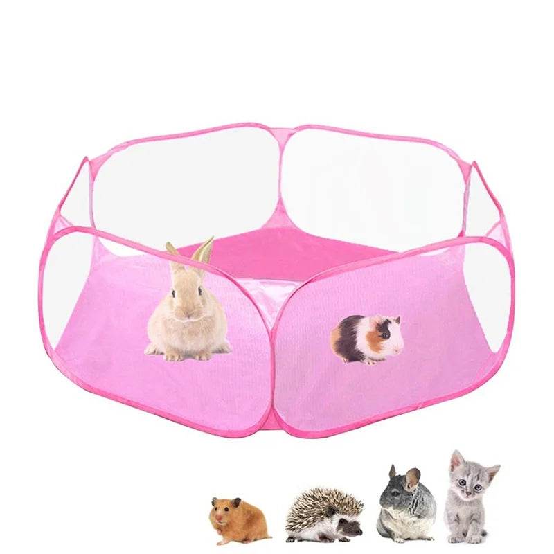 Cage Portable pour animaux de compagnie, chat, chien, tente, parc, clôture pliante pour Hamster, hérisson, petits animaux, respirant, chiot, chat, lapin, cochon d'inde - Animaleriex