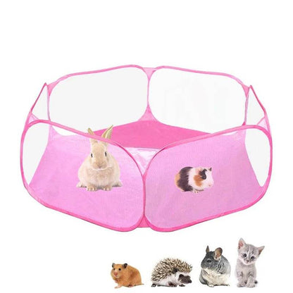 Cage Portable pour animaux de compagnie, chat, chien, tente, parc, clôture pliante pour Hamster, hérisson, petits animaux, respirant, chiot, chat, lapin, cochon d'inde - Animaleriex