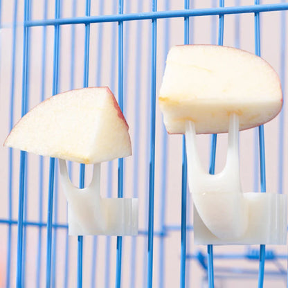 Fourchette à fruits pour oiseaux et perroquets, 1 pièce, fournitures pour animaux de compagnie, support à nourriture en plastique, Cage d'alimentation, fournitures pour animaux de compagnie, fourchette à collation, accessoires pour Cage à oiseaux