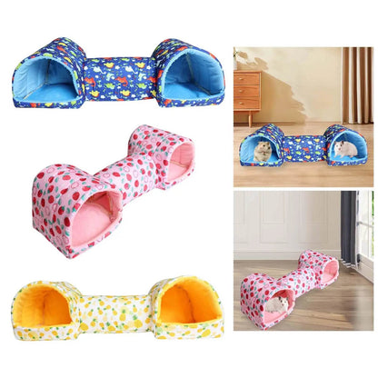 Tube de cachette pour Hamster, Tunnel pour cochon d'inde, pour souris, petit Animal, hérisson, cochon d'inde, accessoires pour animaux de compagnie - Animaleriex